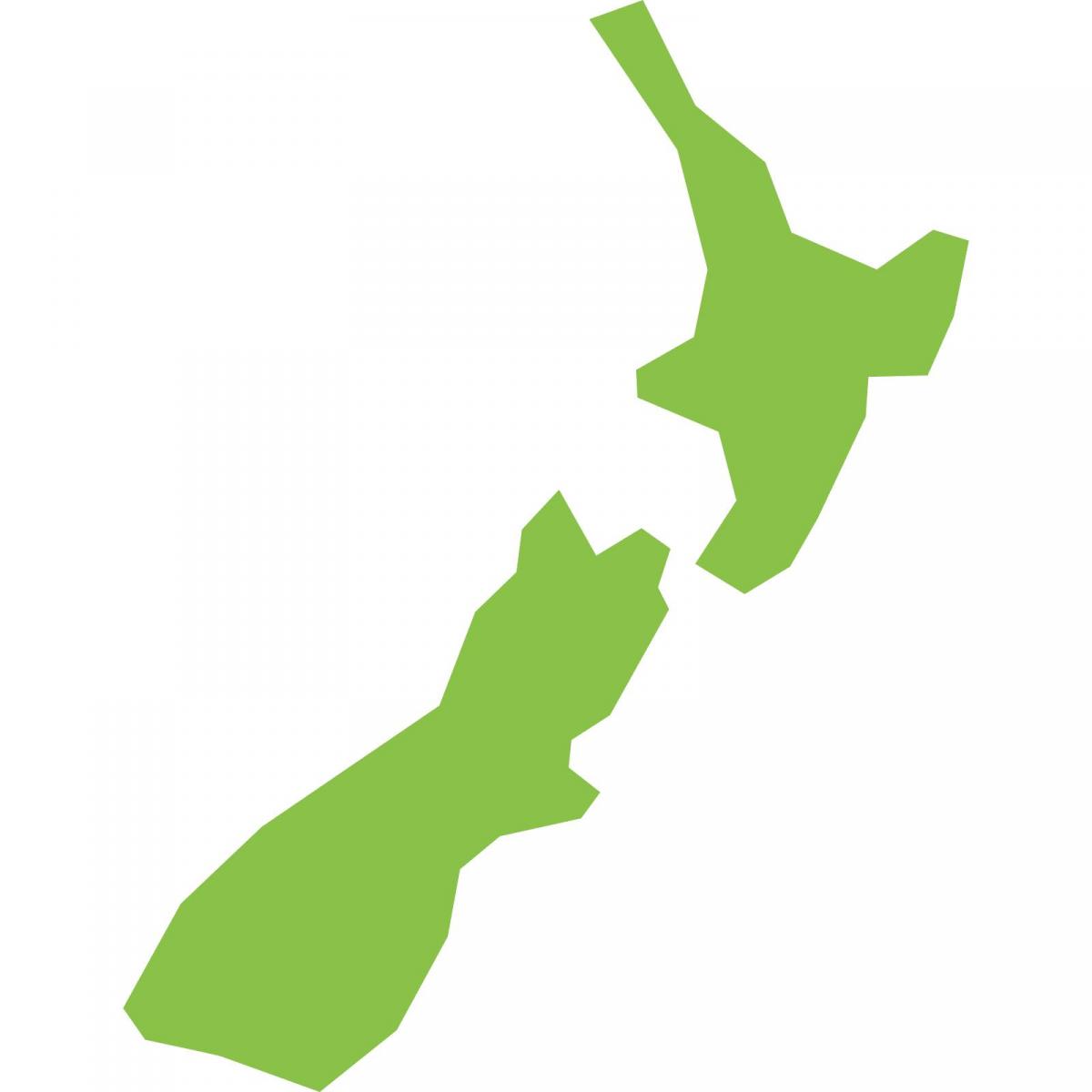 La mappa della nuova zelanda png